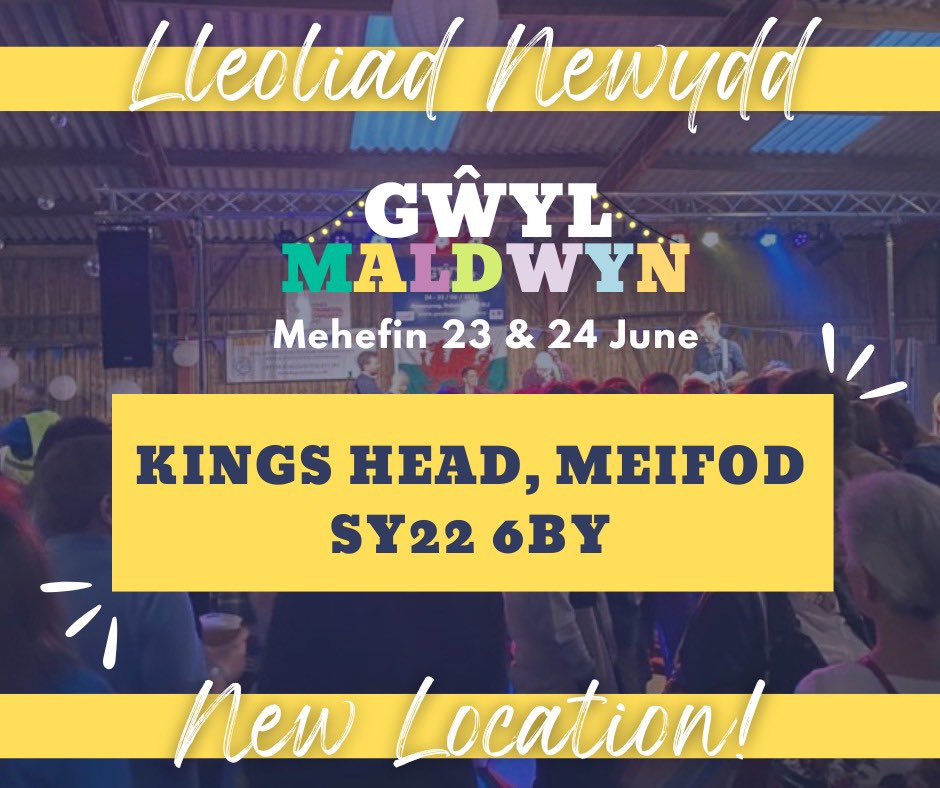 🚨CYHOEDDIAD🚨 Mwy o newyddion yn fuan am docynnau, y lineup + gwersylla👍🏻 Info on lineup, tickets and camping coming soon👍🏻