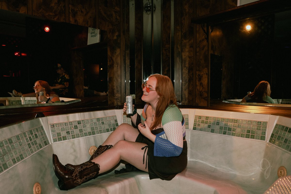 when your friends buy a house that looks like it came straight from the 70s,... you just gotta celebrate it