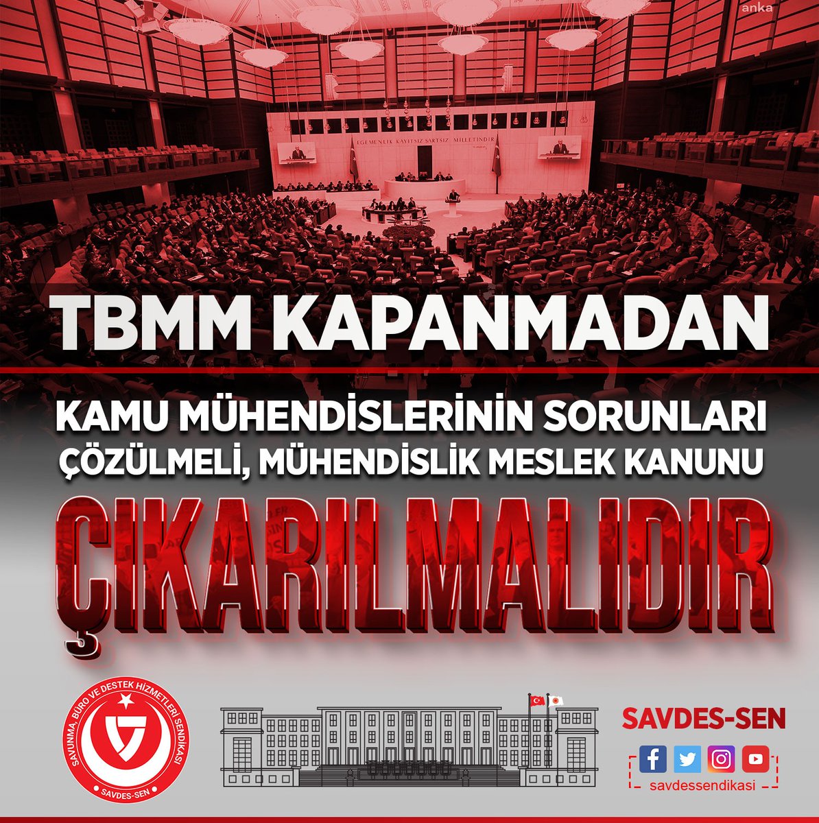 Tuncay_Cengiz_'s tweet image. KAMU MÜHENDİSLERİNE HAK ETTİĞİ DEĞER VERİLMELİ, MALİ HAKLARI İYİLEŞTİRİLMELİ, MÜHENDİSLİK MESLEK KANUNU ÇIKARILMALIDIR...

@RTErdogan
@dbdevletbahceli
@vedatbilgn
@tcbestepe
@MHP_Bilgi
@fuatoktay