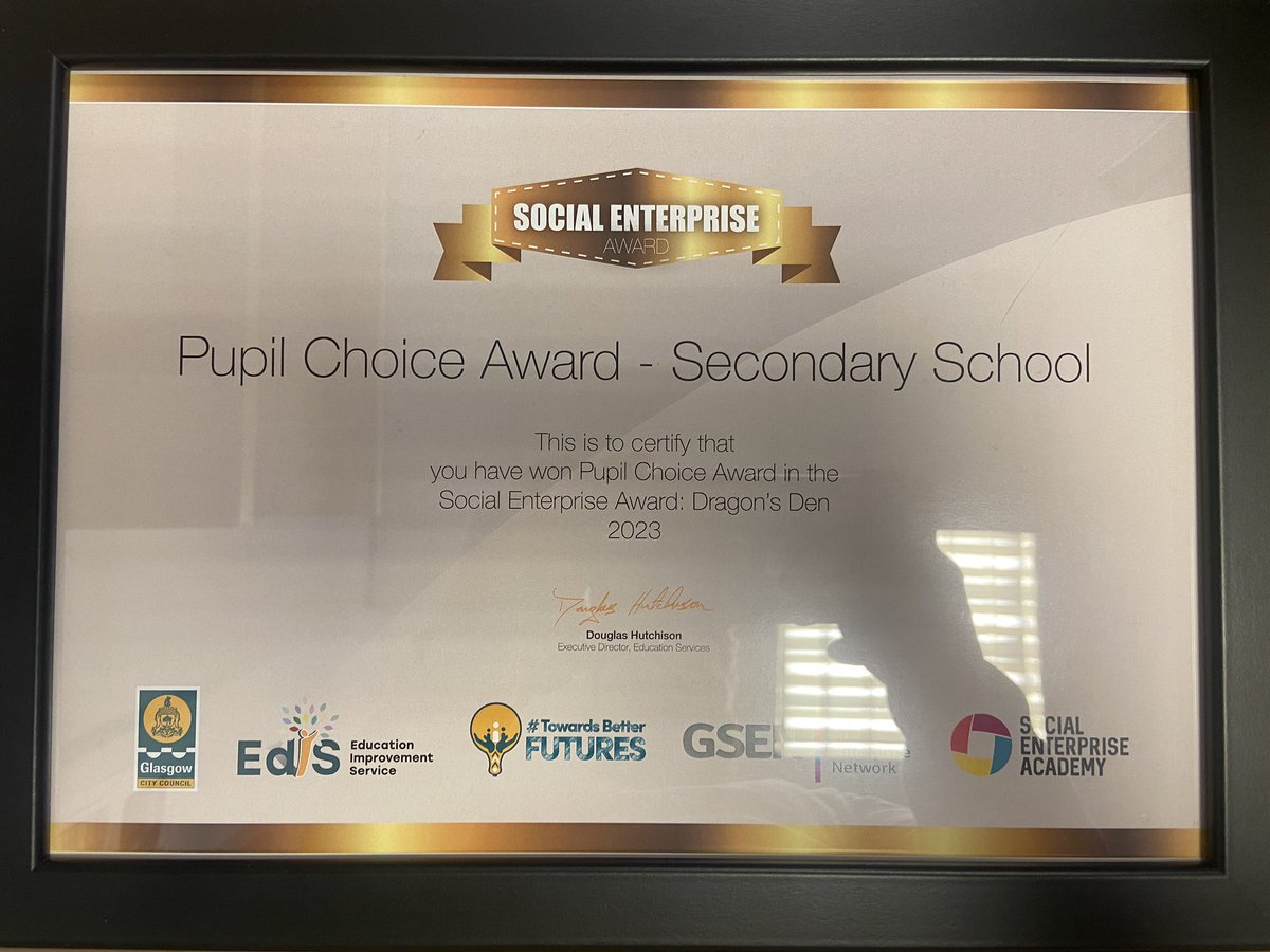 Great day at <a href="/SocEntAcademy/">Social Enterprise Academy Scotland</a> with our S2 Social enterprise class. With 4 teams representing the school fantastically, 1 even bagged the pupils choice award, voted for by all the young people in attendance.

Couldn’t be any prouder of the group👏🏻!

<a href="/StAndrewsRCSec/">St Andrew's Secondary School</a>
<a href="/PartnershipBase/">St Andrews Partnership Base & DYW</a>