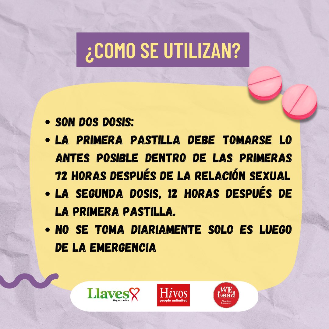 🙌🏽 Eduquémonos sobre el correcto uso de la PAE( Pastilla anticonceptiva de emergencia)

👉🏽 Recordemos que no es un método de planificación y solo debe usarse en caso de emergencia como lo dice su nombre. 

#Pae #Honduras #derechosdelamujer #Empoderamiento #Llaves #WeLead