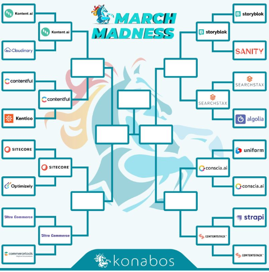 SearchStax's tweet image. @SearchStax made it to the Sweet 16 of the @KonabosInc March Madness!!!

Vote for us at...
linkedin.com/posts/konabos_…

#search | #bettersearch | #digitaltransformation