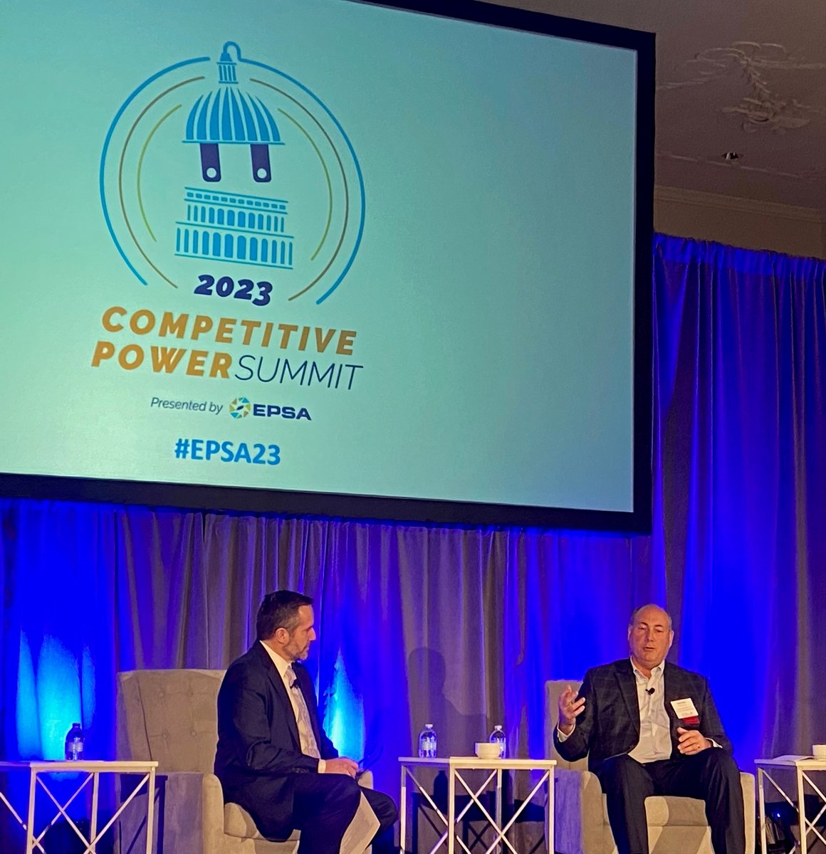 .<a href="/LSPowerGroup/">LS Power</a> Power Generation President Nate Hanson joins <a href="/EPSA_CEO/">EPSA_CEO</a> on stage for a fireside chat sharing insights as a competitive developer at EPSA's Competitive Power Summit.

#EPSA23 #EnergyTransition #Reliability #EnergyExpansion #powermarkets