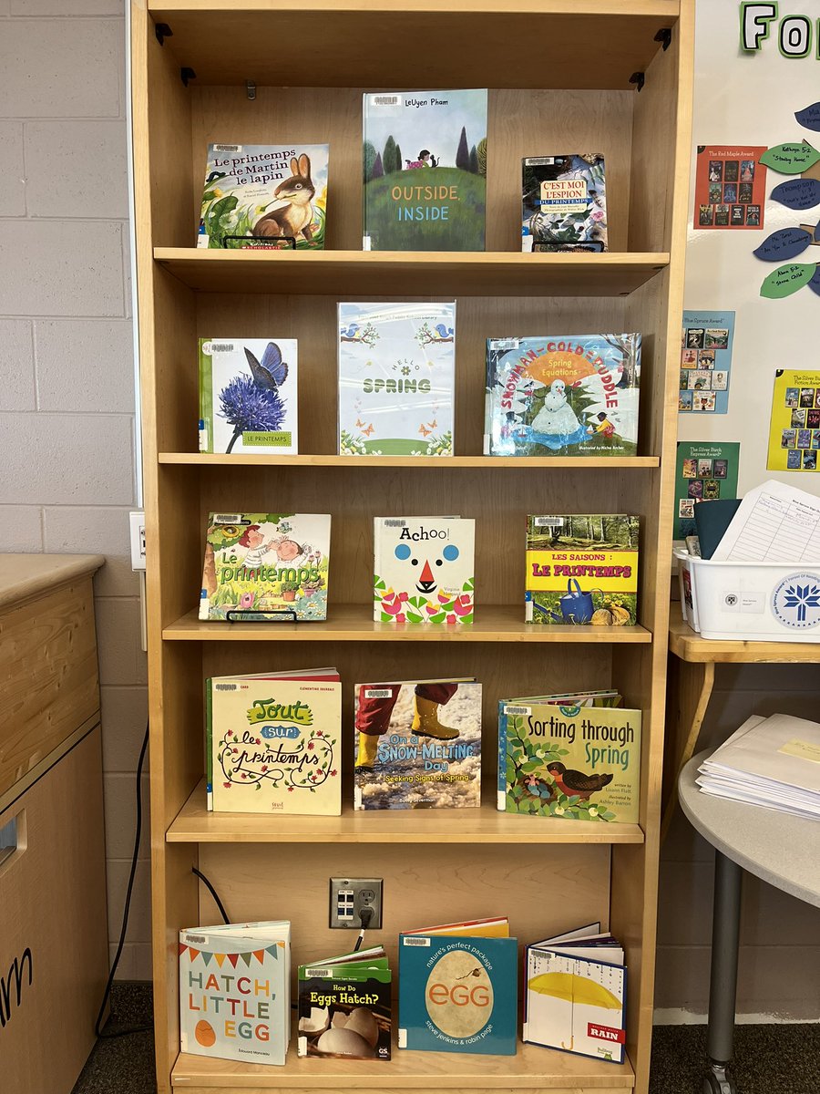 LibraryTjs's tweet image. Spring is here! Enjoy the warmer weather while reading more about the season of Spring 😊 @tigerjeetps @HDSBLibraries #ONSchoolLibraries #FirstDayofSpring