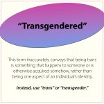 Image for the Tweet beginning: To help put trans inclusion