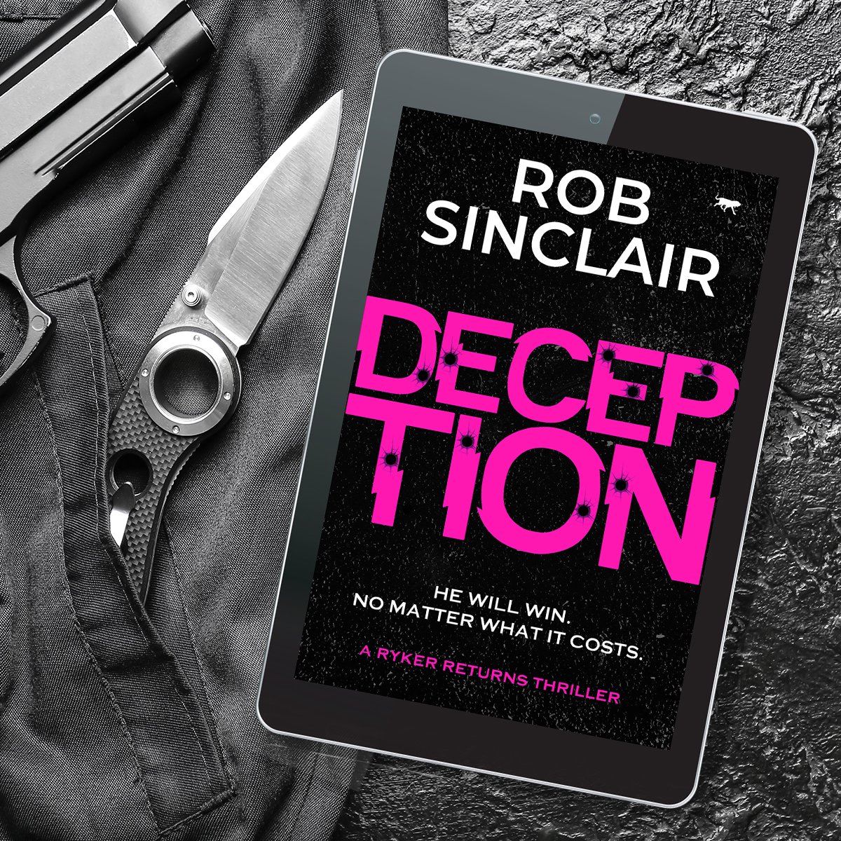 Happy PUBLICATION day #deception @RSinclairAuthor , RYKER is back in this new THRILLER @Bloodhoundbook , already downloaded can't wait to read