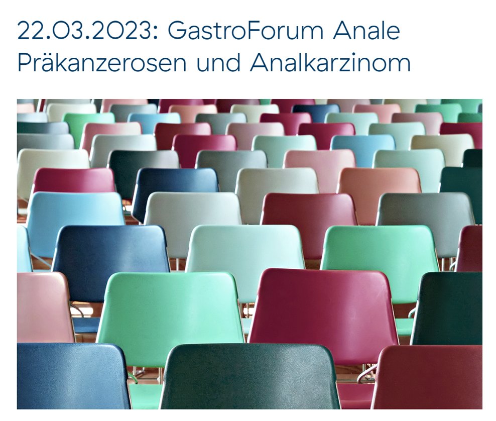 Clarunis Basel (@clarunis) on Twitter photo ✨Mittwoch, 23.03.✨findet von 18.30 bis 20 Uhr die medizinische Fachveranstaltung #GastroForum Thema #AnalePräkanzerosen und #Analkarzinom im <a href="/st_claraspital/">Claraspital</a> statt lnkd.in/enPWx2Uc Die Teilnahme ist auch virtuell möglich.
#fortbildung #basel #darmkrebsmonat ✨Mittwoch, 23.03.✨findet von 18.30 bis 20 Uhr die medizinische Fachveranstaltung #GastroForum Thema #AnalePräkanzerosen und #Analkarzinom im <a href="/st_claraspital/">Claraspital</a> statt lnkd.in/enPWx2Uc Die Teilnahme ist auch virtuell möglich.
#fortbildung #basel #darmkrebsmonat