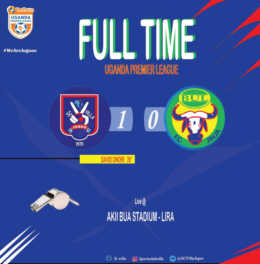 In God we trust, 3 points collected <a href="/SCVillaJogoo/">SC Villa</a> <a href="/sanyukatv/">Sanyuka TV</a> <a href="/fufatv1/">FUFA Tv</a>