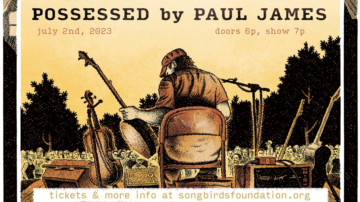 Songbirds (@songbirdsfound) on Twitter photo New summer show alert for 7/2 ☀️‼️ When Konrad Wert morphs into the performer <a href="/PPJRecords/">PossessedbyPaulJames</a>, many witnesses refer to it as more of a life-altering experience than a simple one-man music show 🎻🎼 Tickets on sale now!
🎟️ seetickets.us/pauljames 🎟️
Doors 6 PM, Show 7 PM
Seated Show New summer show alert for 7/2 ☀️‼️ When Konrad Wert morphs into the performer <a href="/PPJRecords/">PossessedbyPaulJames</a>, many witnesses refer to it as more of a life-altering experience than a simple one-man music show 🎻🎼 Tickets on sale now!
🎟️ seetickets.us/pauljames 🎟️
Doors 6 PM, Show 7 PM
Seated Show