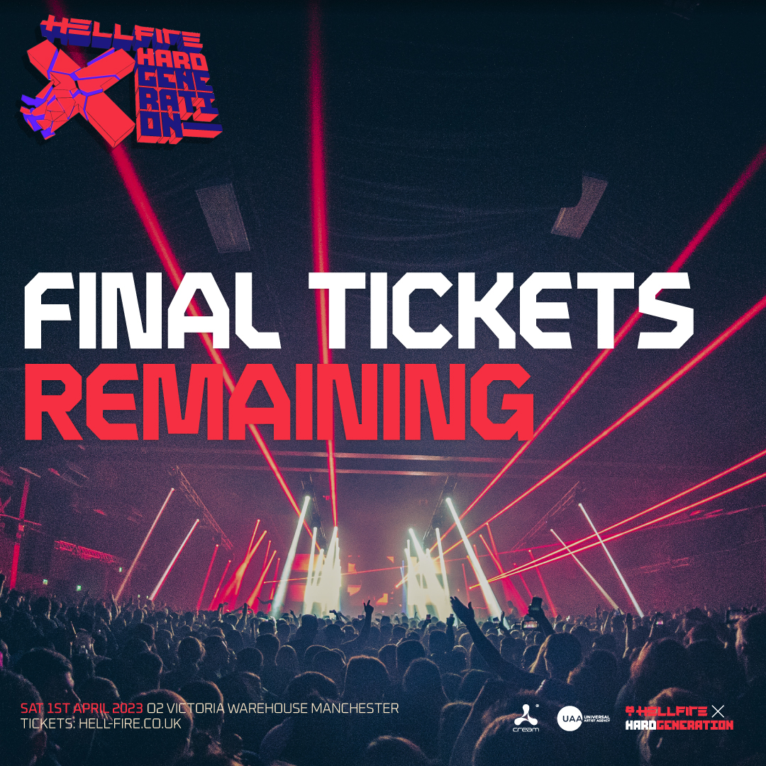 Only a limited amount of tickets are remaining⚡

Get yours now to avoid disappointment! ⏰ 

🎟️  hardgeneration.co.uk