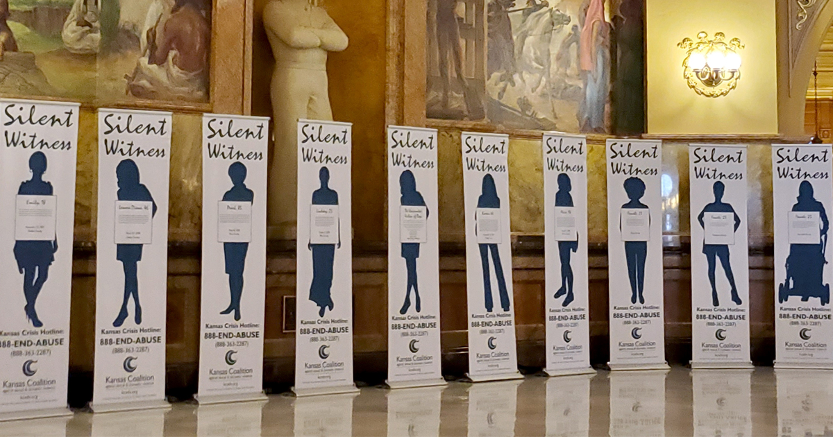 Silent Witnesses will be featured at the Kansas Statehouse on Thursday, March 23, 2023 kcsdv.org/silent-witness…