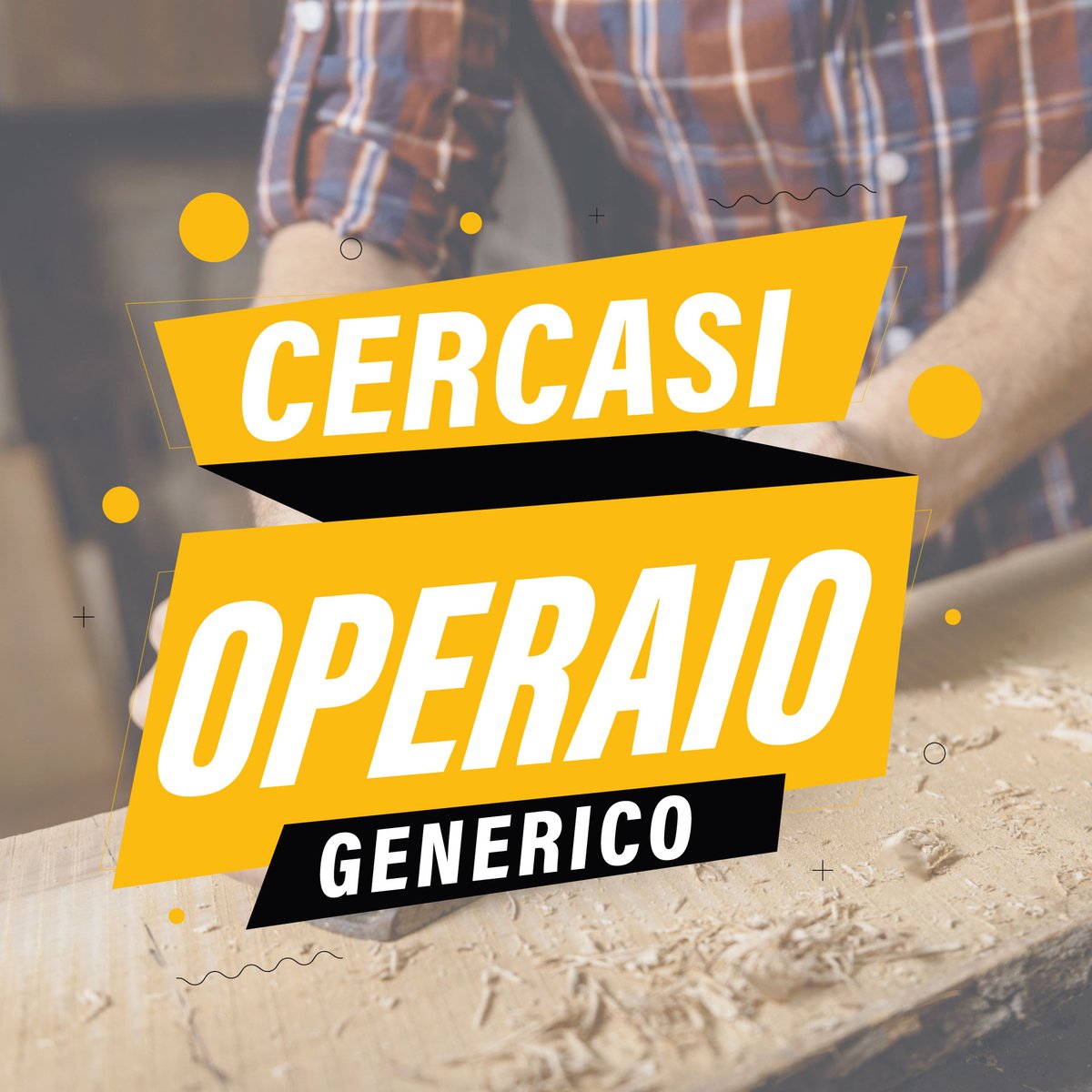 PINUCCIOMARONG2's tweet image. CERCASI OPERAIO GENERICO 
Cura e manutenzione del legno
Inviare CV completo via e-mail info@pinucciomarongiu.it o un messaggio WhatsApp al numero 388 7334693 con dati anagrafici, foto e contatti.
#Sardegna #cercasioperaio #operaio #dipendenti #lavoratori #occupazione #instagram