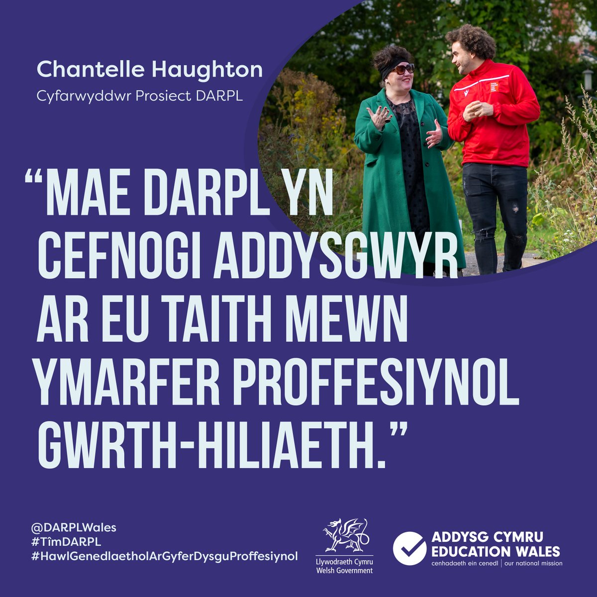 LlC_Addysg's tweet photo. Mae @DARPLwales yn gymuned genedlaethol i bawb sy'n ymwneud ag addysg yng Nghymru. Yn gweithio gyda’n gilydd o fewn y cwricwlwm newydd i Gymru.
#HawlGenedlaetholArGyferDysguProffesiynol #TeamDARPL
Darganfyddwch fwy am DARPL: https://t.co/Wsbq6uJ5ja https://t.co/gNeyejfAcN