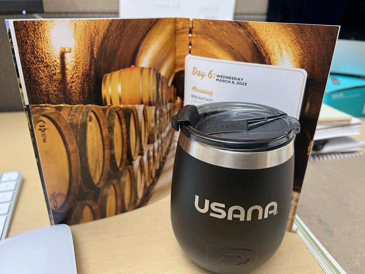 USANABen's tweet photo. Thanks our GRI Team got the USANA wine tumbler. Super cool folks. Ready to crush grapes all summer. #StartSomething https://t.co/NqDLs2JIJI