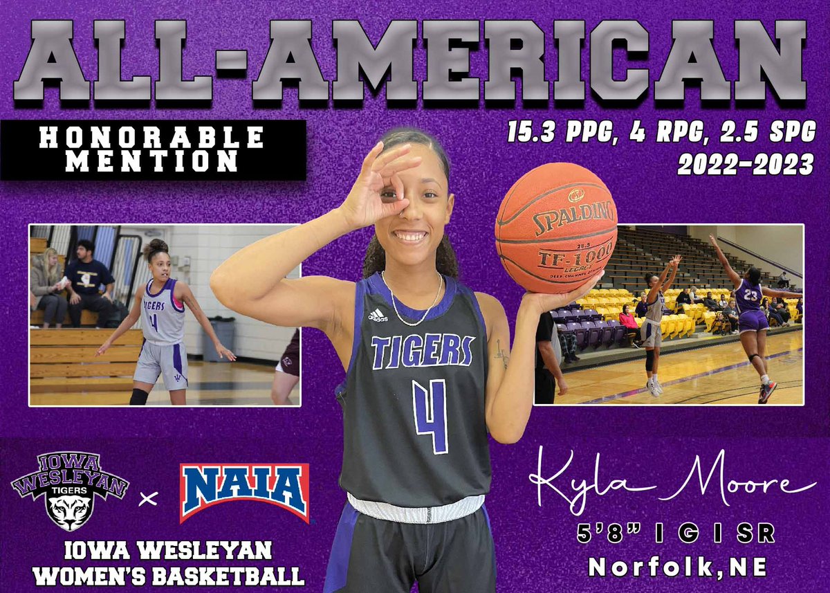 𝐀𝐥𝐥-𝐀𝐦𝐞𝐫𝐢𝐜𝐚𝐧 🤩

Congrats to Bell West &amp; Kyla Moore on earning All-American status! #WeAreIW