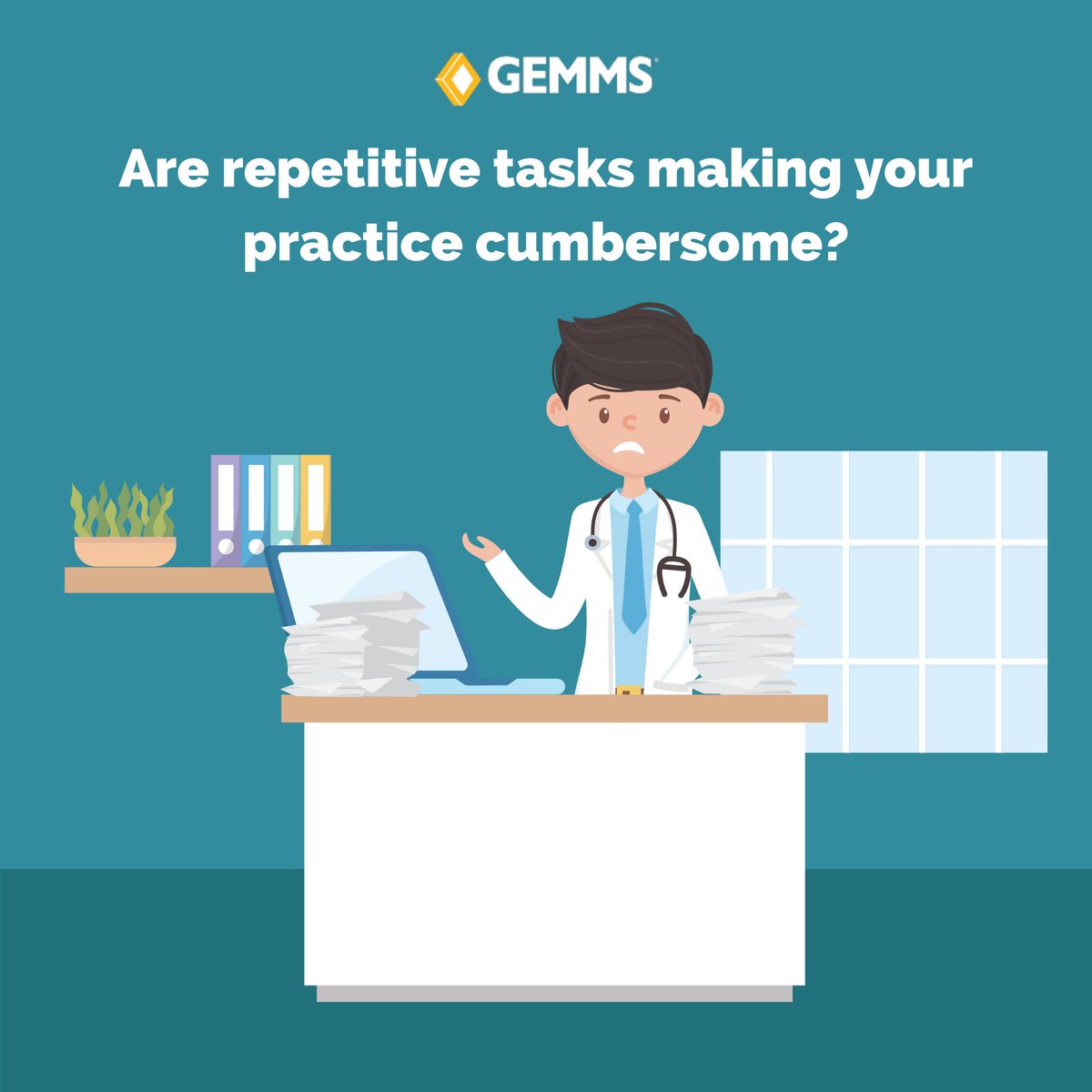 Gemms_one's tweet image. Duplicate efforts can be a hassle for healthcare providers. 

Fortunately, #EHRsoftware can help eliminate the problem! With #GEMMS you can easily access and share patient records, lab results, and more, cutting down on repetitive tasks and #streamliningworkflows.