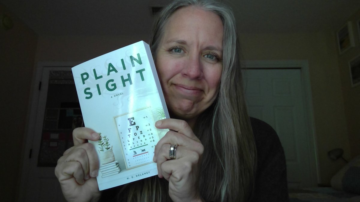 I am OVER THE MOON to be holding this! I had the honor of reading Plain Sight by M.E. Delaney when we were matched in a WFWA critique group a couple of years ago. I love this journey for her, and I am humbled and honored to have been along for a portion of it. Congrats, M!!