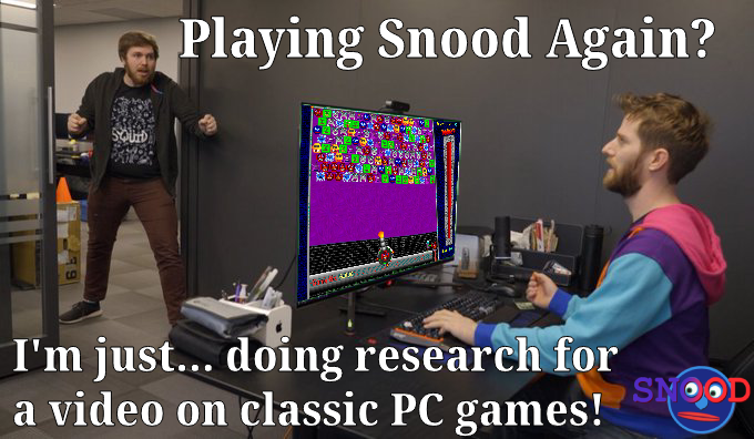 snood's tweet photo. @LinusTech I'm not playing Snood...I'm just doing some research on classic PC games 😉
#ForgetLifePlaySnood https://t.co/u2KnQxJIhp