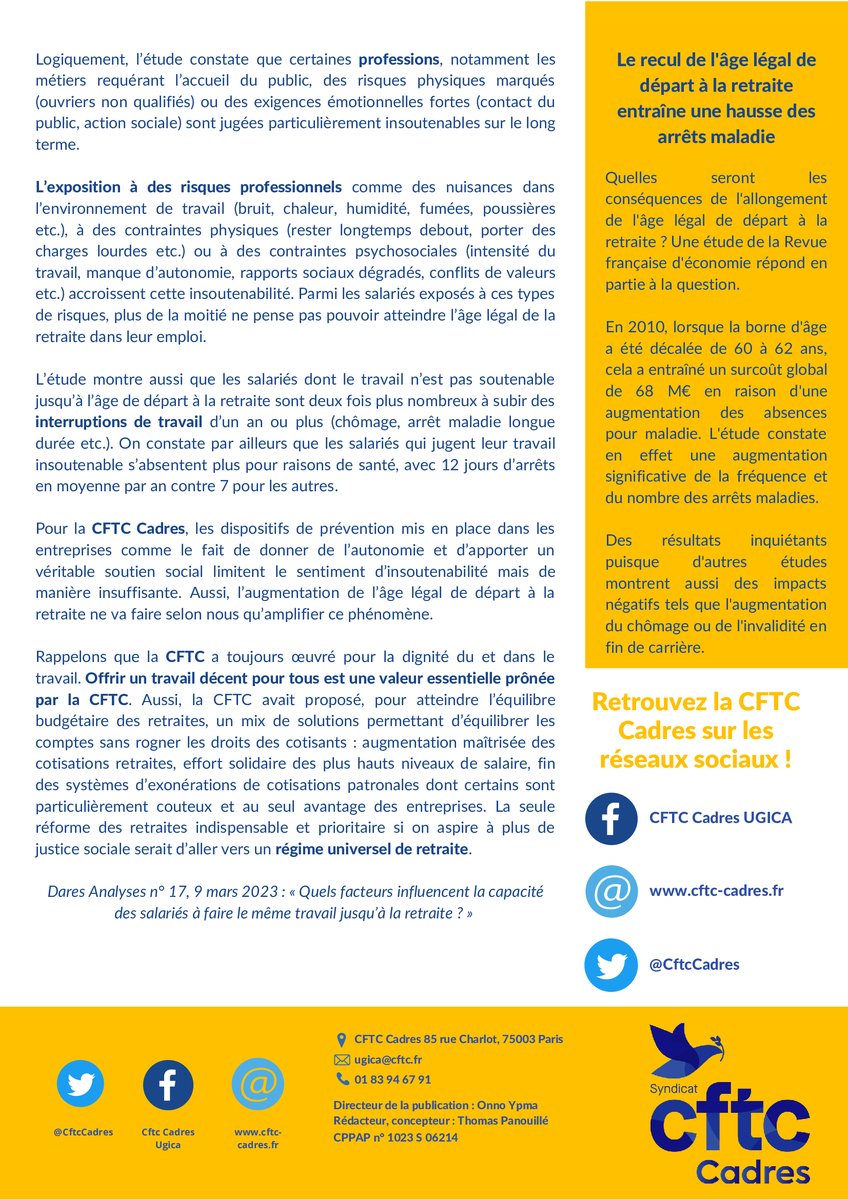 CATInterim's tweet photo. La Lettre Des Cadres Mars 2023
#cftccadres
#CDI #CDD #alternants #CDII #Intérim
#manpower #ManpowerGroup https://t.co/QlinMpECxJ