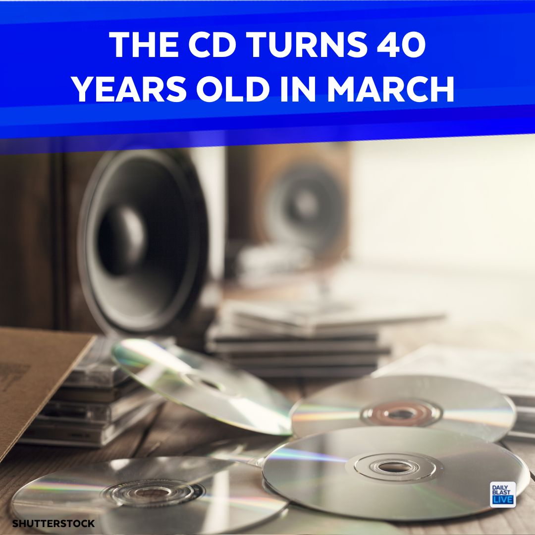 dailyblastlive's tweet image. The Compact Disk, also known as the CD, is turning 40 years old in March. 

They arrived in the U.S. in March 1983, giving people their first taste of digital music. What was the first CD you got? 

▶️bit.ly/3FAWO8L

#music #cd #compactdisk #happybirthday