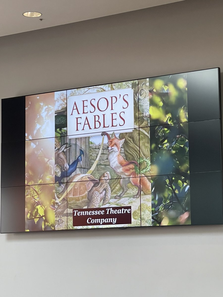Great 5th grade field trip!! Aesop Fables!! Tortoise and the Hare and The Ant and the Grasshopper! Wonderful Show ❤️❤️. #tmgenius