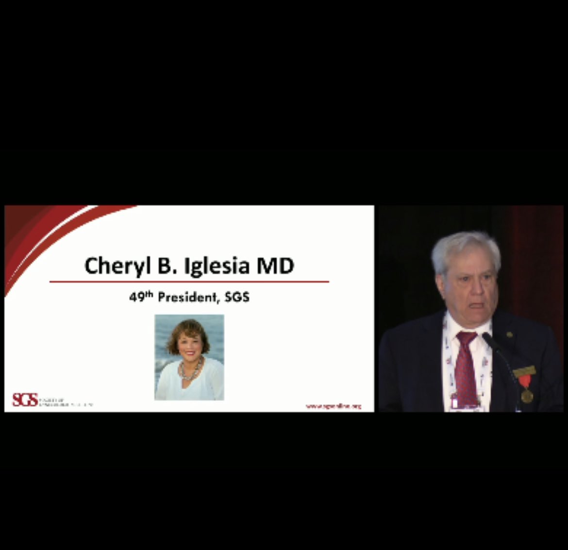 Here for this! @cheryliglesia is the true elevator, mentor, supporter, advocate, a bad ass power house doctor. I can say that as her previous resident who personally experienced her support, and now as her partner. @GynSurgery president!