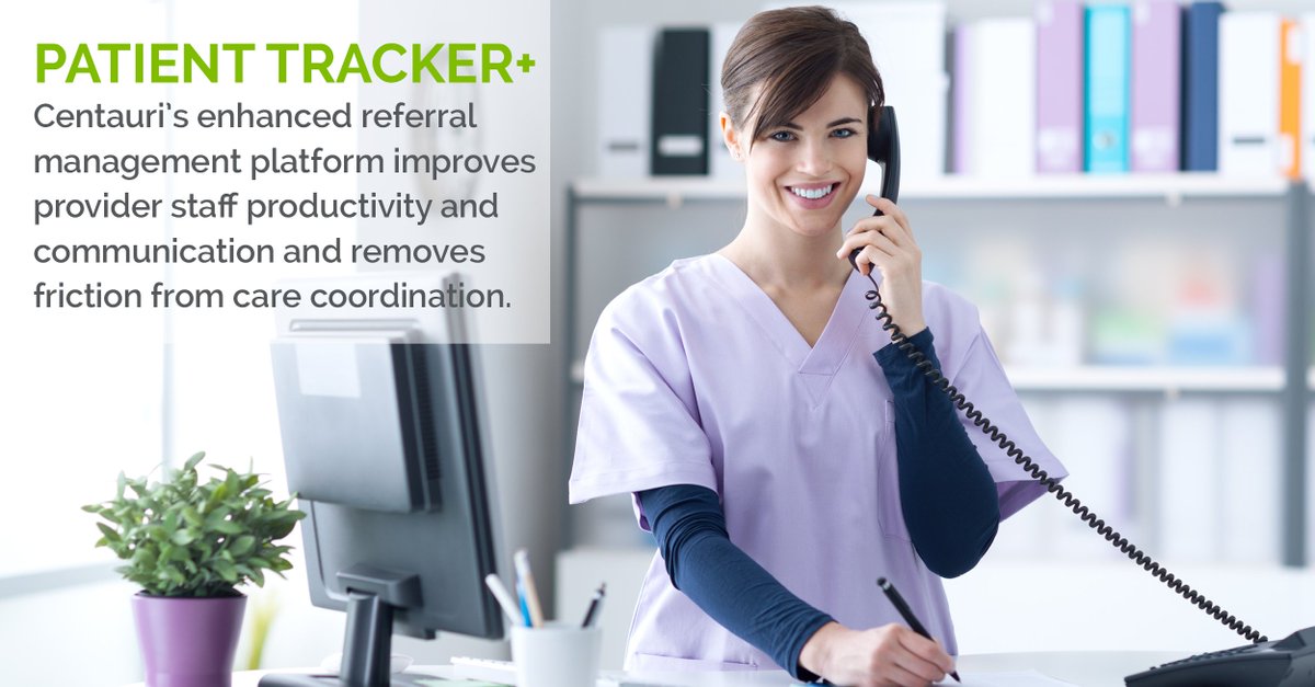 Centauri's Patient Tracker+ tool has been upgraded to include new functionality and reporting capabilities. Plus, it now leverages @Secure_Exchange's Direct Secure Messaging technology to communicate directly with referring provider offices. Read more: lnkd.in/gA_vr2aN