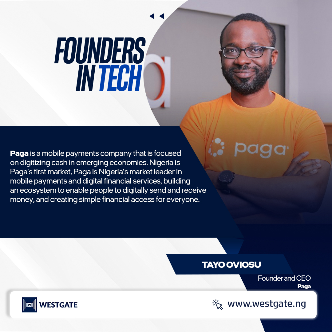 westgateng_'s tweet image. Tayo Oviosu  💻🌏

Today&apos;s edition of #Foundersintech features Tayo Oviosu. The 45-year-old graduate of Electrical Engineering owns a master&apos;s degree in Business Administration from the Graduate School of Business, Stanford University. 

(1/2)