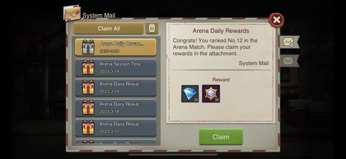 SurvivalCrisis1's tweet image. Survivors! Claim your rewards before they expire! 🔍 Don&apos;t forget to check your mail, if the icon is on/lighted, it means unread and the reward is still waiting for you. 🎁 #SurvivalCrisis #gamerewards #TipsThursday