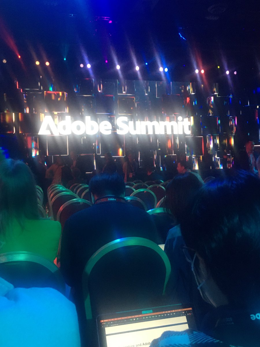 Finally back in person in #LasVegas @AdobeSummit about to kick off.