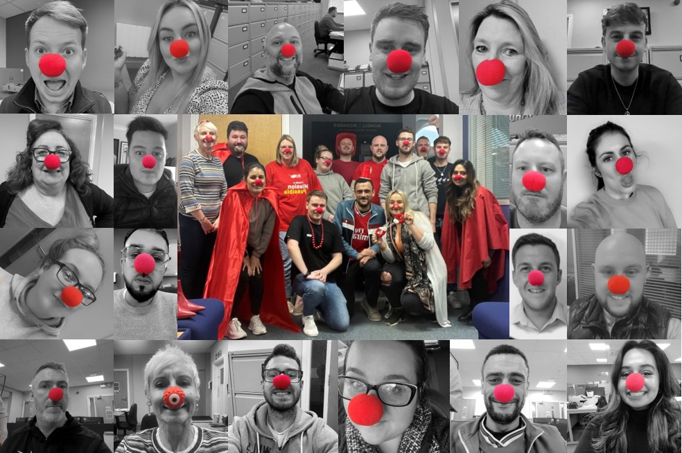 The Nowell &amp; Richards team doing our bit for Red Nose Day 🔴 #RedNoseDay2023 #Charity #NowellandRichards