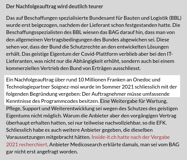 barbouillech's tweet photo. #CoronaInfoCH

Es gibt/gab Millionen von Franken für Covid-
➡ -App: https://t.co/tMuTo4AfYq
➡ -Dashboard: https://t.co/TceUG6vK1s 🧵
➡ -Kommunikation: https://t.co/casCkc83Xl 🧵

Jetzt sind weitere Millionen... verschwunden. Für nichts.
➡https://t.co/9VgoETdOXg (@inside_it) https://t.co/r3xGjIWKco