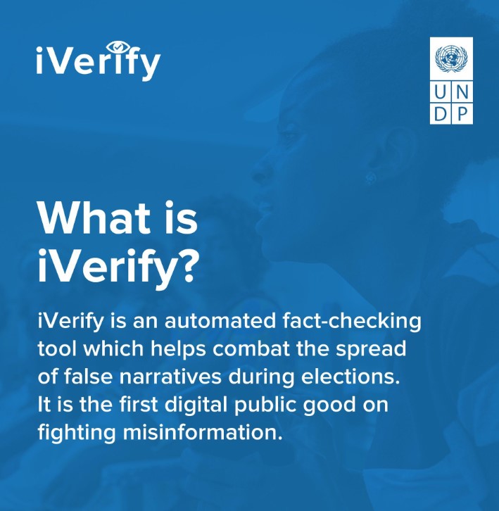 UNDPKenya's tweet image. Fact-checking ensures the accuracy of information shared across platforms so that citizens can make informed decisions.
Today, @MediaCouncilK & @UNDPKenya presented highlights & impact of #iVerify through @MediaObserverK.
@DenmarkinKenya @EC_UNDP_JTF
@UNDPOGC
#TechForDemocracy