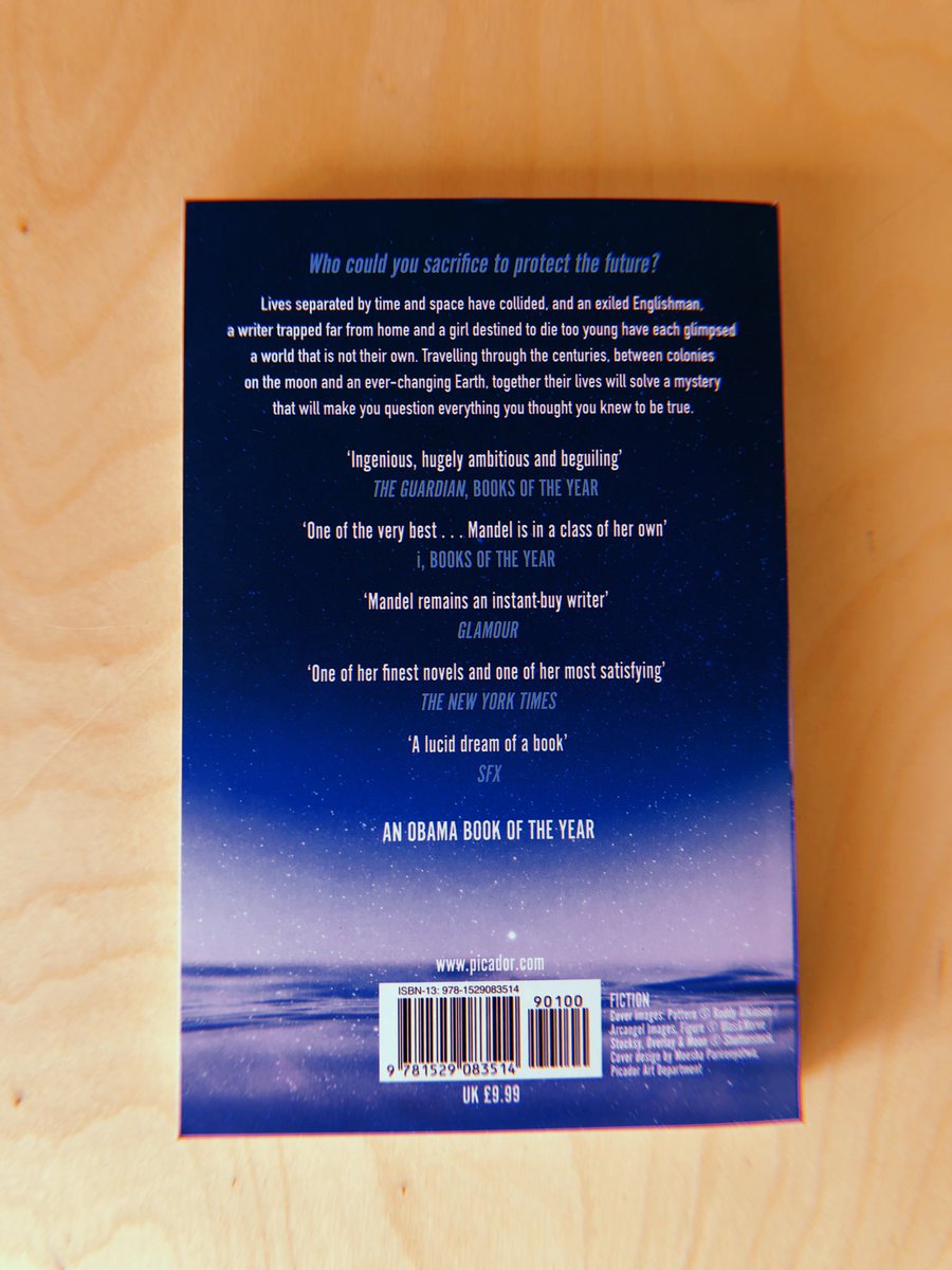 gabrielaquattro's tweet photo. 🌕‘Sci-fi with soul’ Kiran Millwood Hargrave
🌓‘So wise, so graceful, so rich’ Naomi Alderman
🌑‘Profound and life-affirming’ Vogue

Sea of Tranquility by Emily St. John Mandel

✨Out in a beautiful new paperback / 6th April 2023 / @picadorbooks 

🚨Reviewers, DM me! https://t.co/O6pkbAlzHV