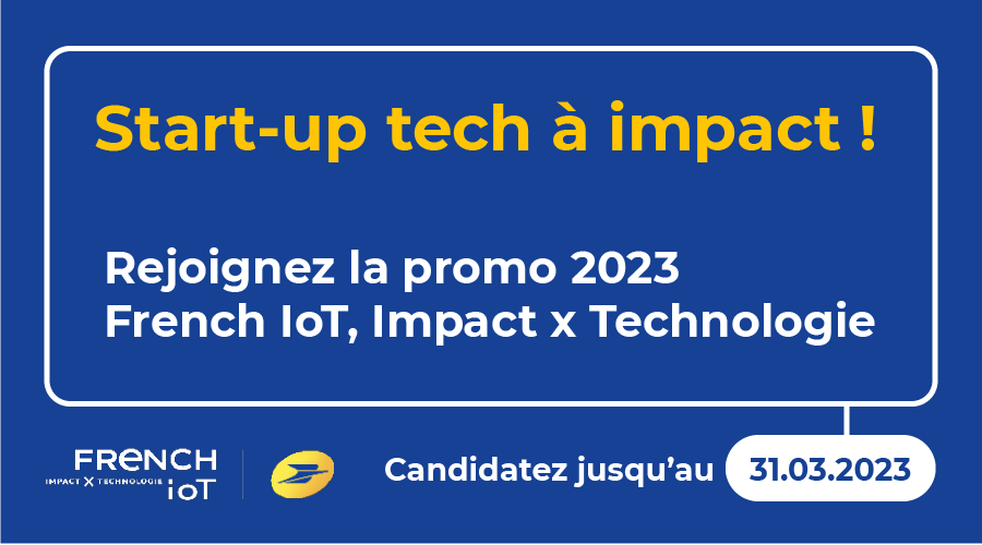 IOTcluster's tweet photo. Engagé dans l'écosystème #openinnovation, @iotcluster soutient la 9e édition du concours  #FrenchIoT Impact x Technologie @GroupeLaPoste 
📣#Startups numériques, déposez votre candidature et passez à la vitesse supérieure avec #LaPoste &amp; ses partenaires💥
https://t.co/8KQhUgpRhq https://t.co/WriR9ollN8