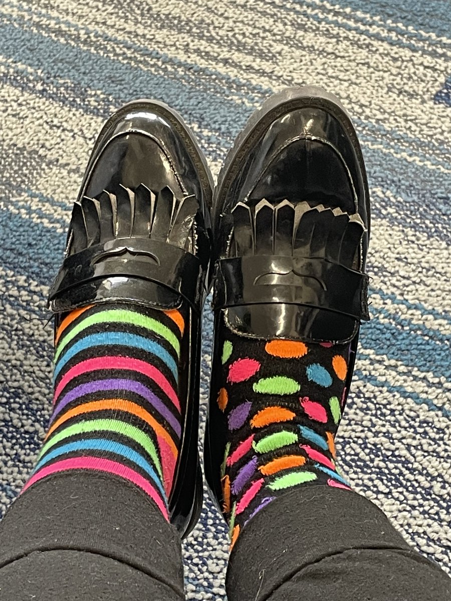 AbilitiesMason's tweet photo. World Down Syndrome Day. We are representing @bittyandbeaus and wearing mismatched socks.  Miles is always up for striking a pose. https://t.co/x5bc42szs6