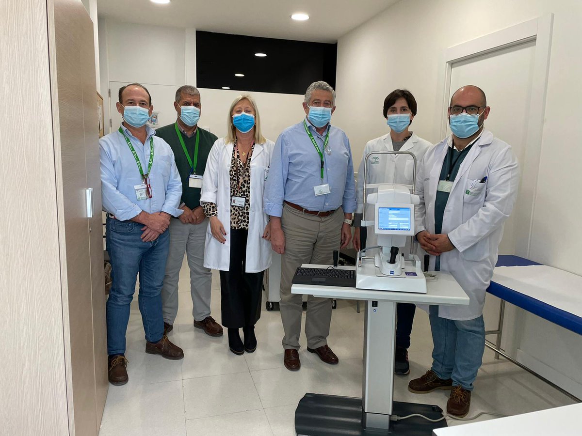 🏥Nuevo #Biometro para el servicio de #Oftalmología del @AreaOsuna en el Hospital de #Écija
Permite:
✅Más precisión en el cálculo de la lente intraocular que se implanta en la cirugía de #cataratas
✅Mejores resultados en pacientes complejos, evitando derivaciones a otro centro