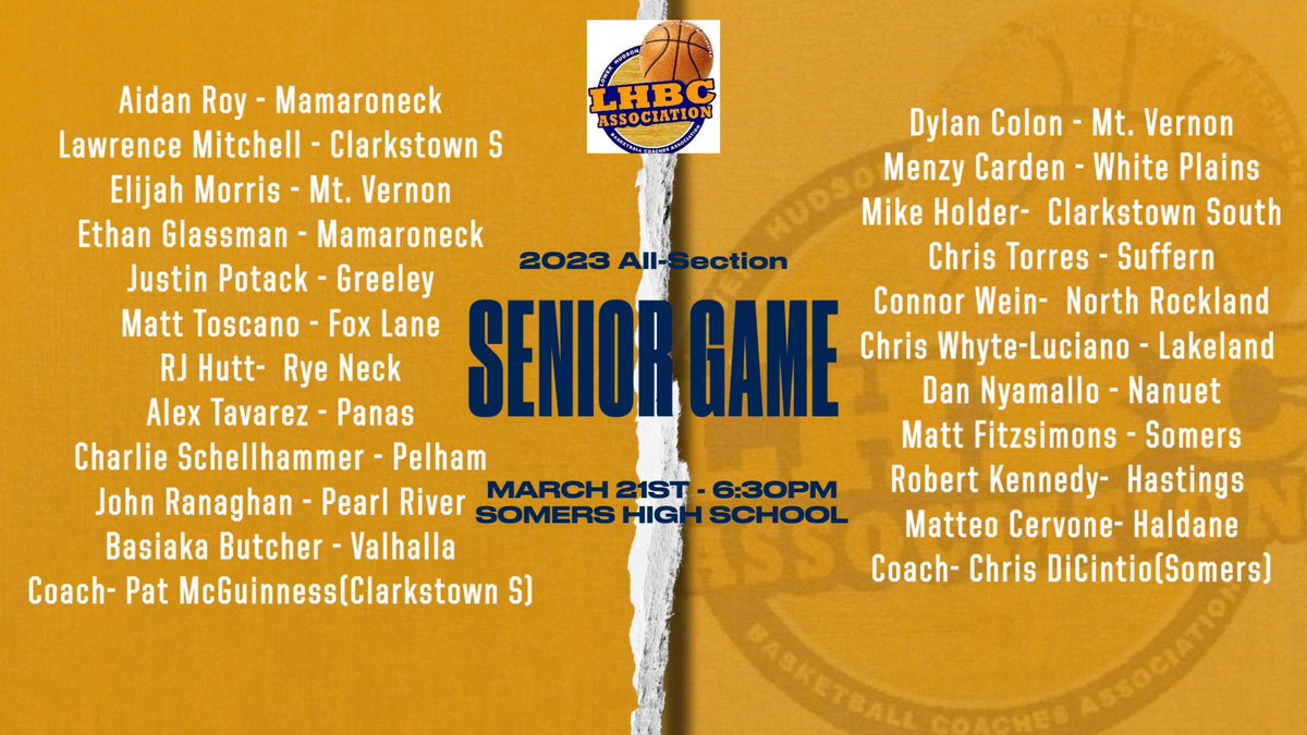 LowerHudsonHoop's tweet image. Somers will host our senior games today starting at 5:00PM. Come on out and support these guys in a fun way to end their local hoops careers. @KDJmedia1 @hoopsmbd @lohudsports