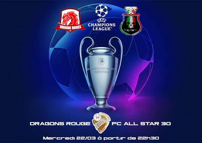 EFA France 🇨🇵 (@efafranceoff) on Twitter photo 🚨🚨 FINALE LDC 🚨🚨
Félicitations à <a href="/DragonsRougesOf/">Dragons Rouges</a> qui s'envolent pour la finale de la ligue des champions <a href="/EfaEsports/">EFA ESports</a>
Ils vont affronter @FCAllStar_30 lors de cette ultime confrontation 🔥
Bon chance a vous 💪💪 🚨🚨 FINALE LDC 🚨🚨
Félicitations à <a href="/DragonsRougesOf/">Dragons Rouges</a> qui s'envolent pour la finale de la ligue des champions <a href="/EfaEsports/">EFA ESports</a>
Ils vont affronter @FCAllStar_30 lors de cette ultime confrontation 🔥
Bon chance a vous 💪💪