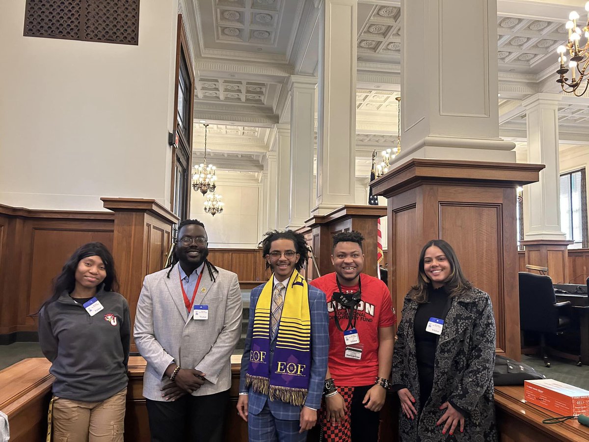 UnionCollegeEOF's tweet photo. The 12th Annual Statewide Student Day at the Capitol - Students from across the state spent the day in Trenton. Thank you to our students for getting their voices heard in the continued flight to support EOF Programs! #iameofnj #eoffamily #iameof
@eofpanjorg https://t.co/u5LKYkvQRE