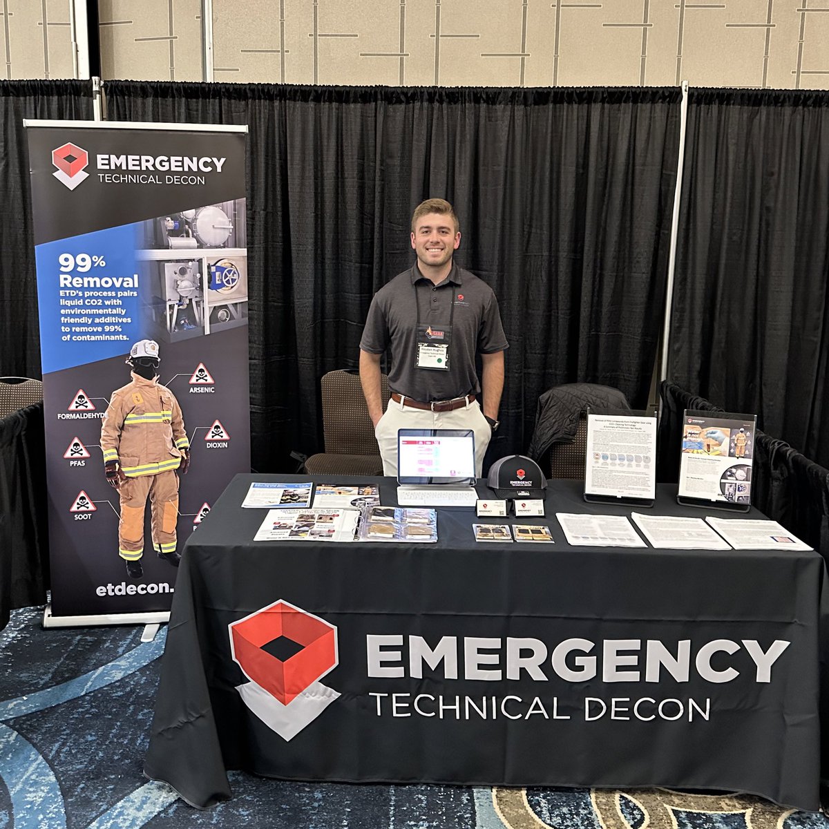 Happening right now is the 2023 F.I.E.R.O. PPE Symposium in Greenville, SC.

Visit Emergency Technical Decon’s booth to learn about ways our unique CO2 decontamination services are helping make firefighting safer.

#fireindustry
#firefightersafety
#ppe
#greenvillesc