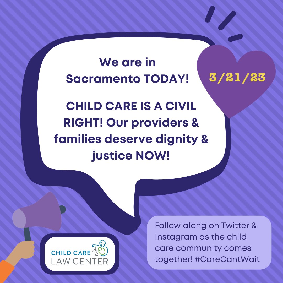 Happening NOW! #CAAssembly Budget Subcmte #2 on Educ. Fin. hearing!
Watch live: assembly.ca.gov/media-live-eve…

We're in Sacramento today w #ChildCare allies for:
☑️ Dignified wages for child care providers
☑️ Family-friendly #ChildCare options
☑️ Freedom from racist family fees