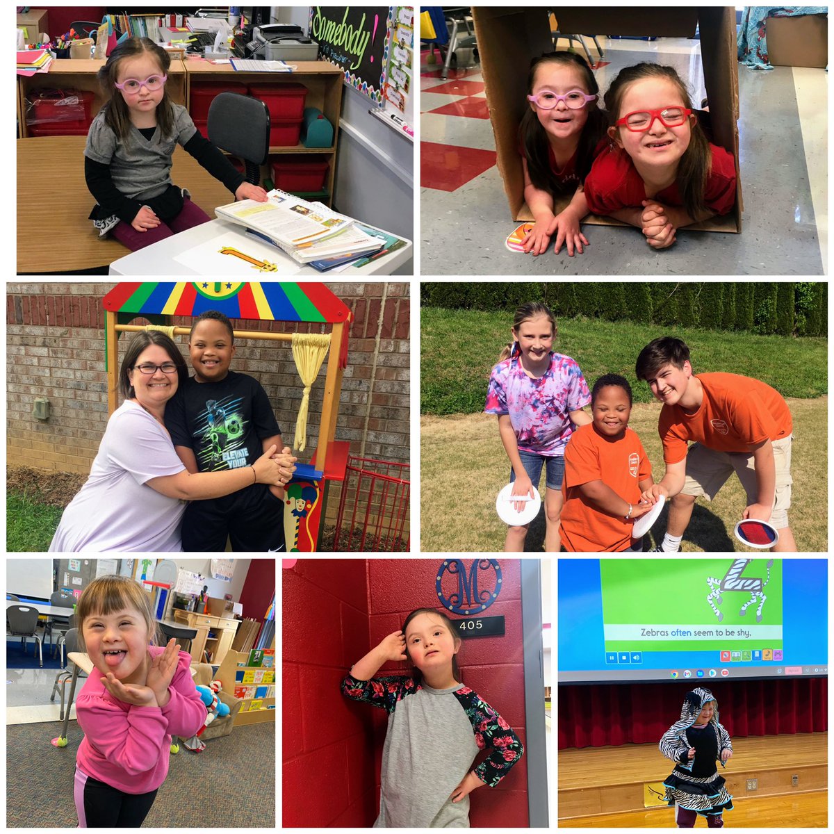 MrsMaltbyMRS's tweet photo. My WHY! They are why I wear crazy mixed-up socks. They are part of why I do what I do everyday! #Extra #WorldDownSyndromeDay #RockYourSocks #HereToFly https://t.co/pNbzm9V0eq