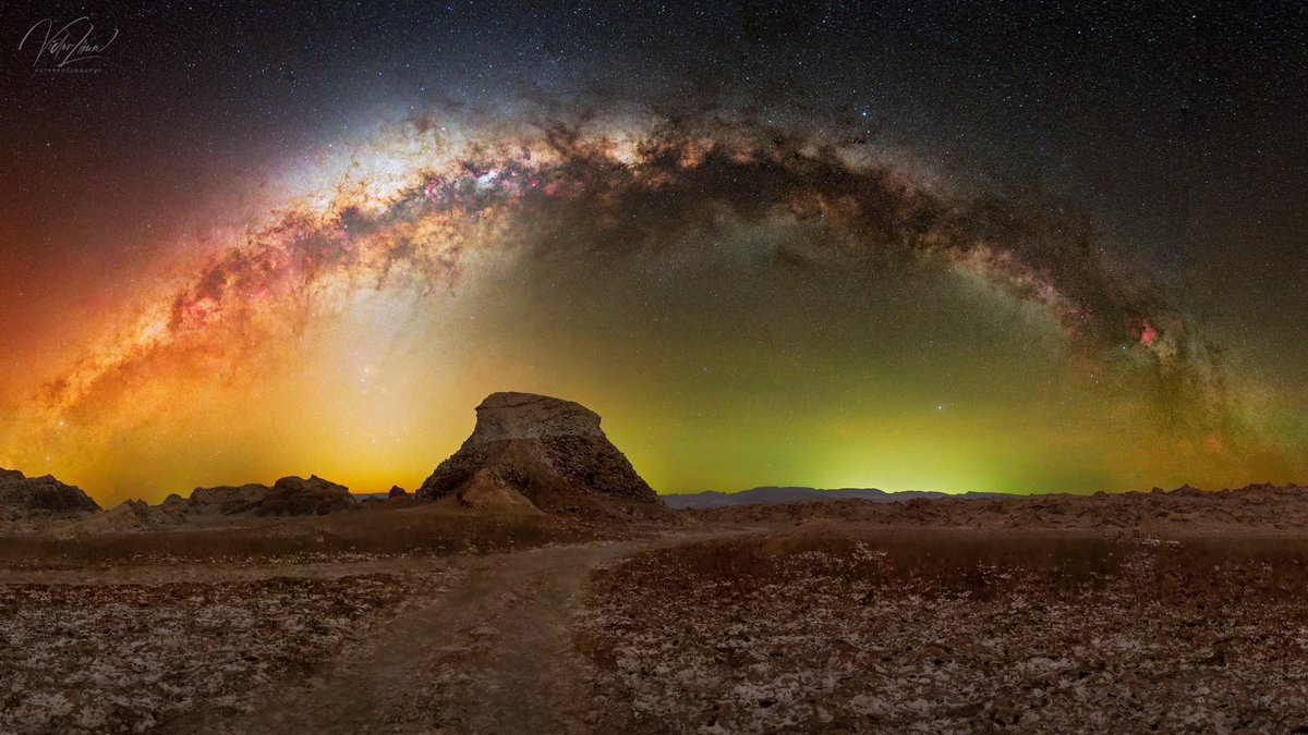 Atacama Desert in Chile
Panoramic Shot 
Single Exposure
#astronomia #astrofotografia #milkyway #stars #galaxy #Astronomy #atacama