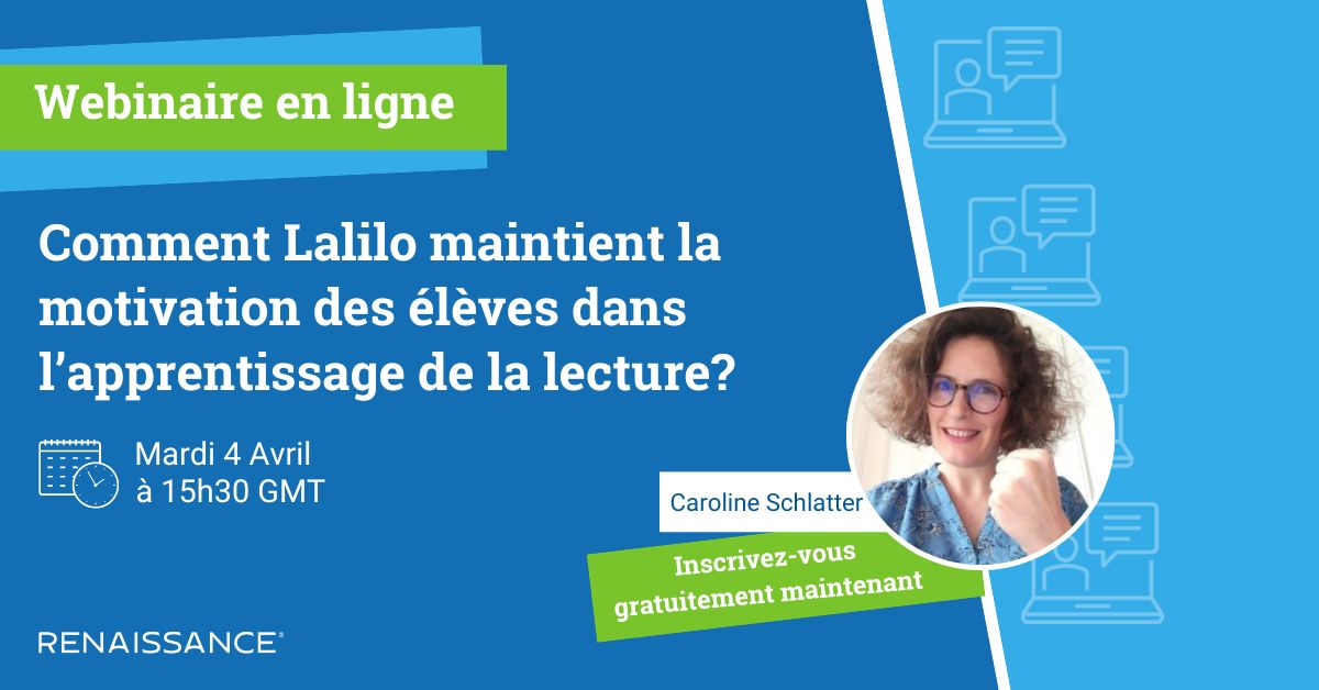 📣 Calling all French Schools... Participez à notre prochain webinaire gratuit! 

Découvrez comment Lalilo peut faire progresser les élèves de manière efficace pour leur apprentissage de la lecture.

 S'inscrire maintenant 🎫  bit.ly/3TwYxBG