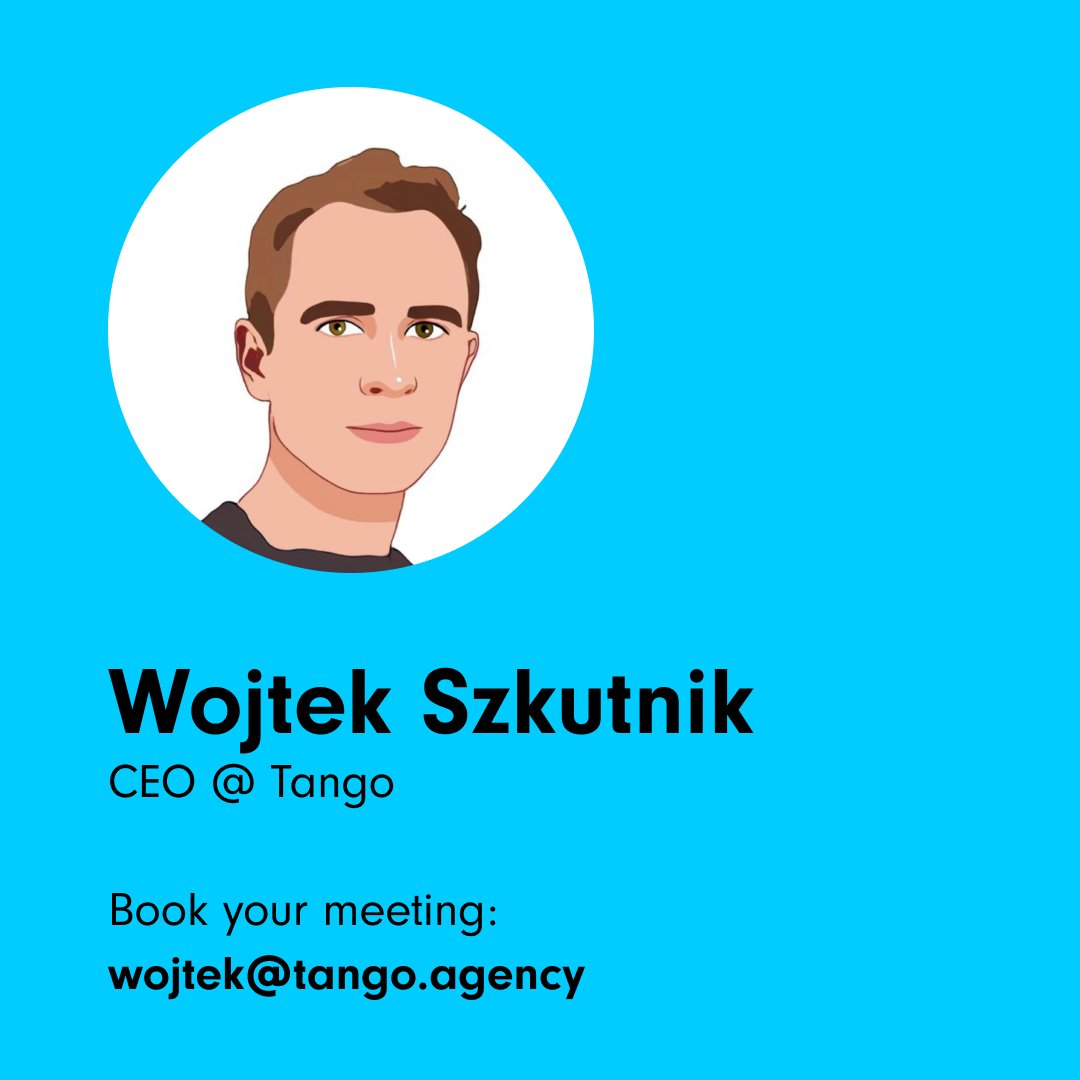 Let's build together! This year, we will be in the US for the whole April meeting <a href="/tango_agency/">Tango</a> 's new and existing partners - let's grab a coffee! ☕️

We'll be at <a href="/ReactMiamiConf/">React Miami</a> , <a href="/eMergeAmericas/">eMerge Americas</a> and <a href="/kampevents/">kamp 🔥🚀</a> ' Founder Fest Miami