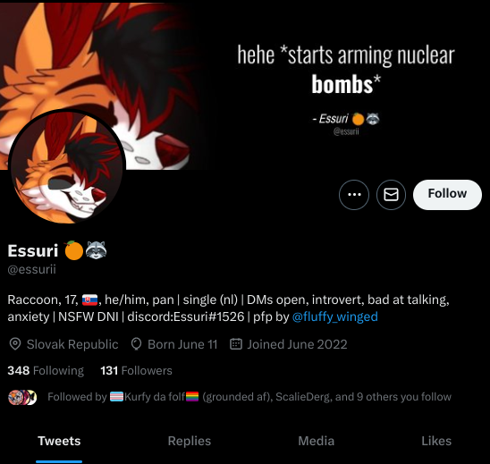 joseph287610's tweet photo. Guys he is so close to 200 followers just 15 more followers @essurii https://t.co/b6jbQIdjjZ