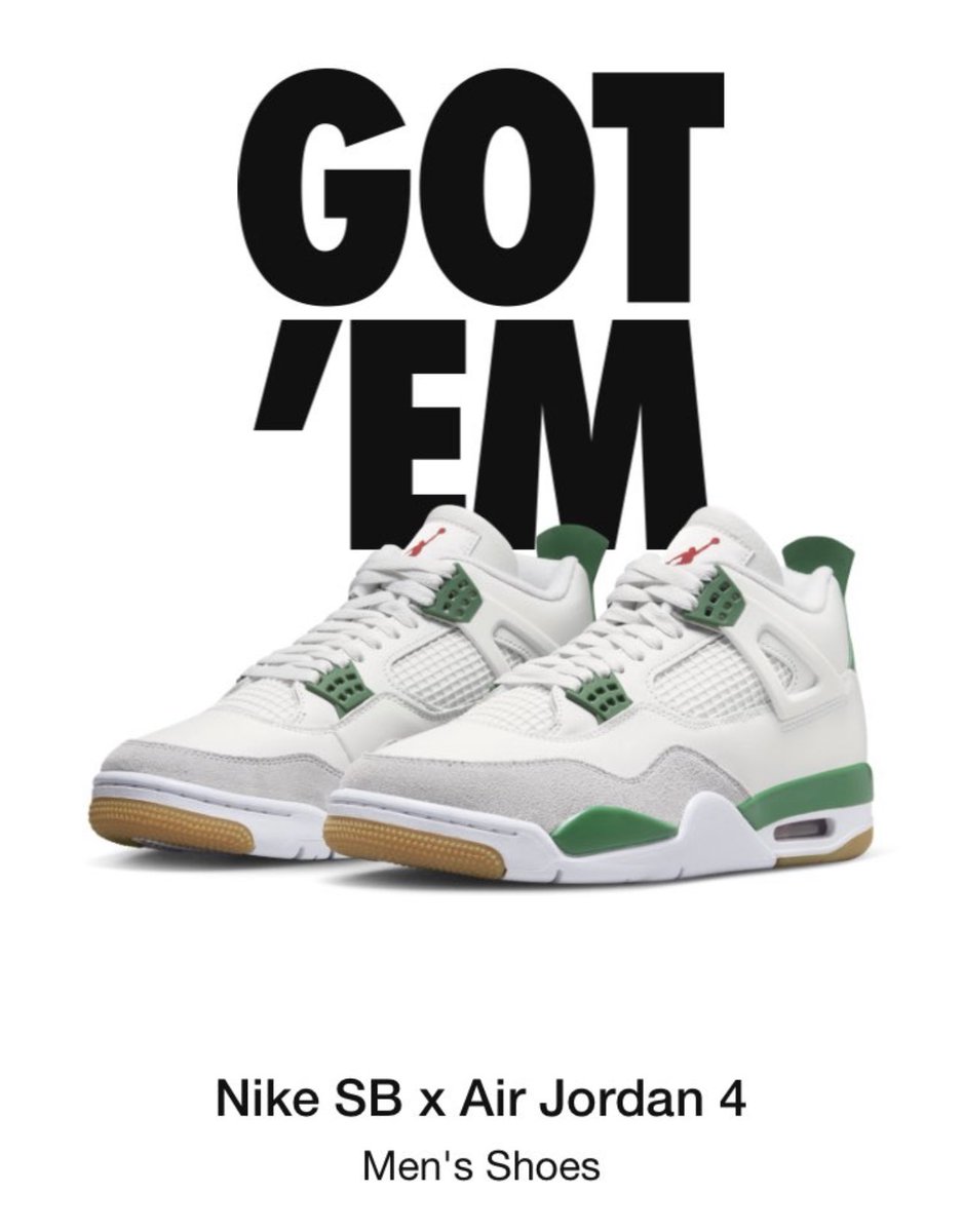 I took an L earlier on SNKRS but my friend came through with the W for me 🫶🏾  Representing #CelticsNation 

#NikeSB #SNKRS #awinisawin