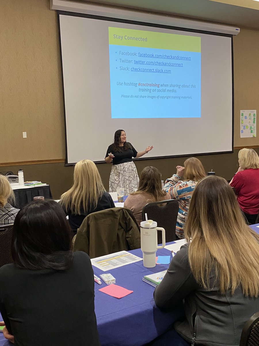 @CheckandConnect Mentor training for #PBIS schools in Sioux Falls today. @SDPBIS Learning about #EvidenceBasedPractices #SupportingStudents @sddoe #candctraining