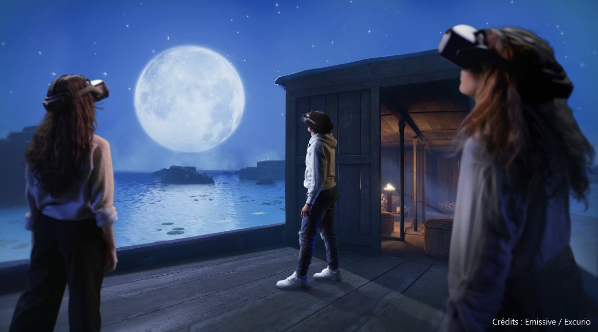 The Horizon of Khufu is an immersive, participatory and interactive VR experience in which visitors can move freely in the space and interact with each other in reality.